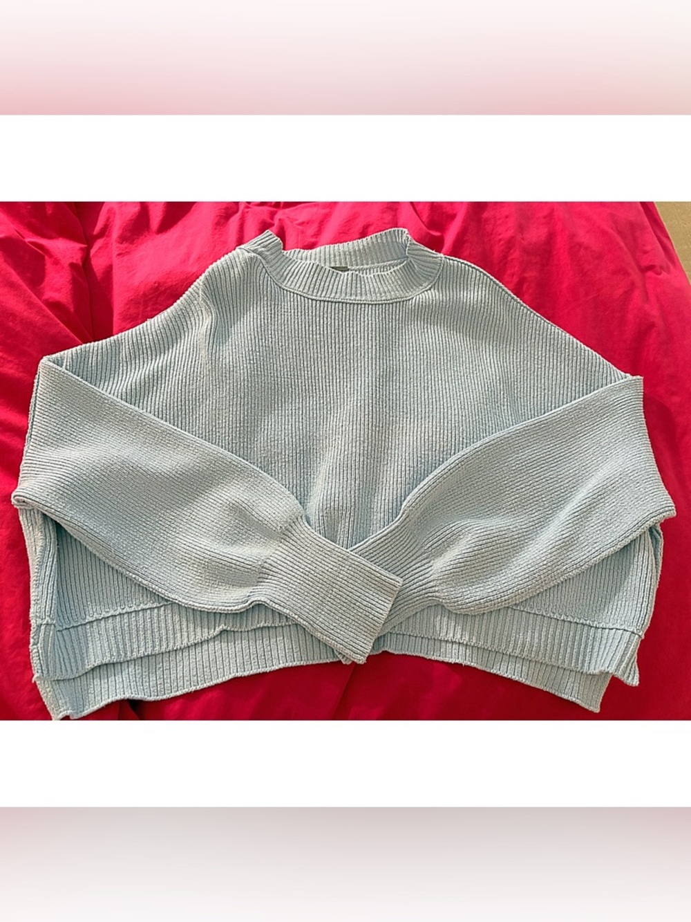FREE PEOPLE EASY STREET CROPPED SWEATER